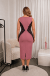 Beli Dantelli Elbise Pudra 2512P