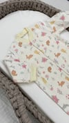 ÇİÇEKLİ TAVŞANLI TULUM 3 LÜ SET