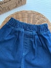 Navy Balloon Jean Pantolon