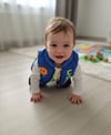 Erkek Bebek TakımCool Dude Serisi Erkek Bebek 3'lü Kombin Takım Saks Mavi