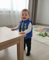 Erkek Bebek TakımCool Dude Serisi Erkek Bebek 3'lü Kombin Takım Saks Mavi