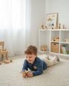 Erkek Bebek ve Çocuk Maymun Figürlü Alt & Üst Takım