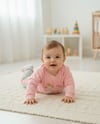 Kız Bebek Kuğu Figürlü Alt Üst Takım - Pembe