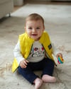 Kız Bebek TakımKız Bebek Sarı Şişme Yelekli 3'lü Takım Sarı