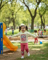 Kız Çocuk Sweet Labubu Baskılı Koyu Pembe Alt Üst Takım