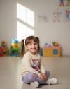 Kız Çocuk Sweet Labubu Baskılı Mor Alt Üst Takım