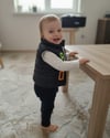 Erkek Bebek TakımNew York Temalı Erkek Bebek 3'lü Takım Siyah