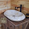 Afyon Bal Bombeli Dikdörtgen Lavabo