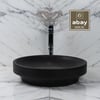 Mermer LavaboBazalt Siyah Katman Model Gizli Giderli Lavabo