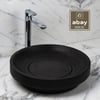 Mermer LavaboBazalt Siyah Katman Model Gizli Giderli Lavabo