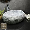 Leylak Mermer Doğal Patlatma Bombeli Lavabo