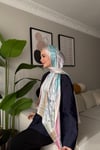 Alina Vual İpek  Şal -Mix