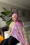 Alina Vual İpek Şal-Pembe