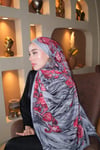 Azalea Pamuk Şal Mürdüm
