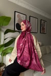 Batik Aura Şal -Koyu Gül Kurusu