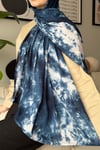 Batik Aura Şal -Lacivert