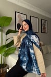 Batik Aura Şal -Lacivert