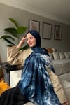 Batik Aura Şal -Lacivert