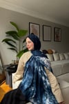 Batik Aura Şal -Lacivert
