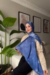 Batik Aura Şal -Mavi