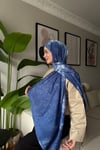Batik Aura Şal -Mavi