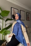 Batik Aura Şal -Mavi