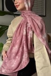 Batik Aura Şal -Pembe