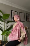 Batik Aura Şal -Pembe