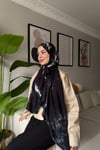 Batik Aura Şal -Siyah
