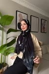 Batik Aura Şal -Siyah
