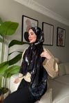 Batik Aura Şal -Siyah
