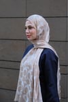 C Desen Premium Şal-Gold