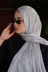 C Desen Premium Şal-Gri
