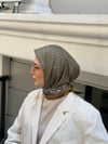 Celine Çift Taraflı Twill Eşarp