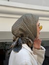 Celine Çift Taraflı Twill Eşarp