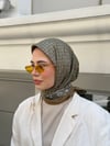 Celine Çift Taraflı Twill Eşarp
