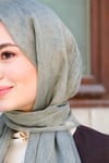 Çift Kat Şal-Yeşil