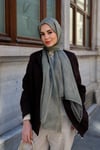 Çift Kat Şal-Yeşil
