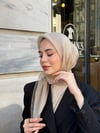 Çift Kat Tül Eşarp-Bej