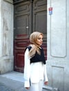 Çift Kat Tül Eşarp-Gold