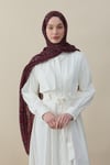 Crimson Mist Yün İpek Şal Beden;Standart