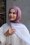Degrade Pamuk Şal-Pudra Pembe