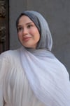 Degrade Pamuk Şal-Siyah-Gri