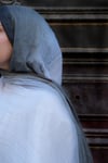 Degrade Pamuk Şal-Siyah-Gri