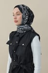 Etro Desen İpek Vual Şal Siyah
