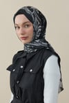 Etro Desen İpek Vual Şal Siyah