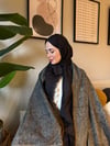 Etro Desen Kaşmir Omuz Şalı - Füme