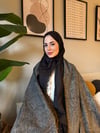 Etro Desen Kaşmir Omuz Şalı - Füme