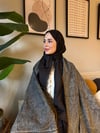 Etro Desen Kaşmir Omuz Şalı - Füme