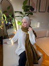 Etro Desen Kaşmir Omuz Şalı Hardal